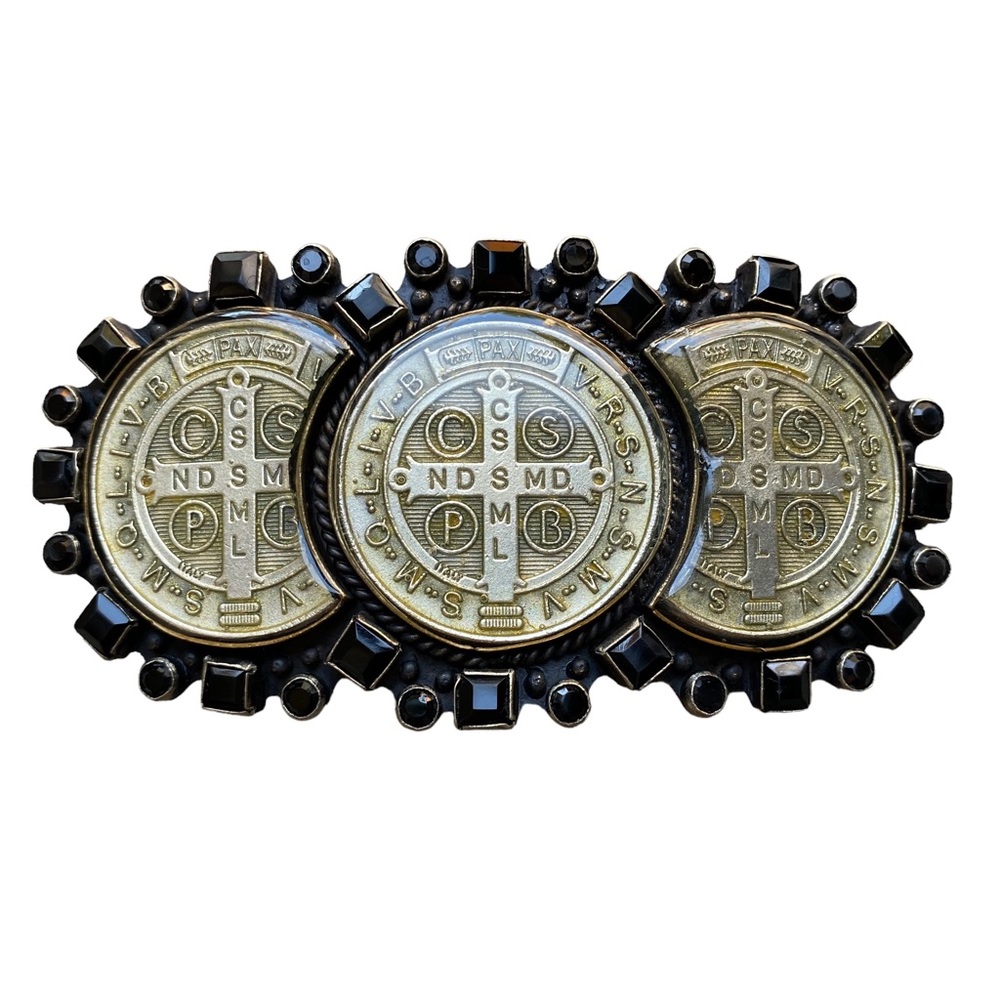 EUC - Virgins Saints & Angels San Benito Buckle